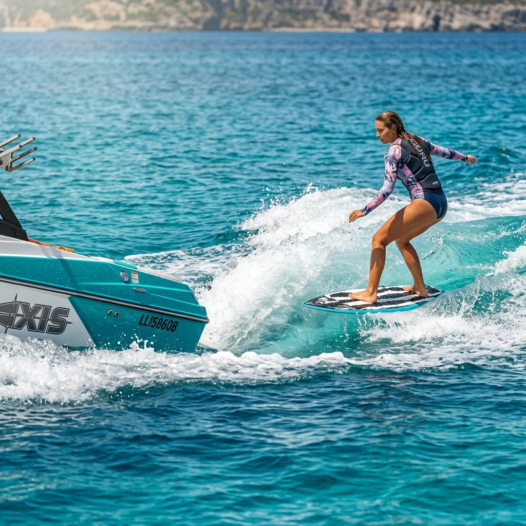 Wakesurfing Protaras & Ayia Napa: Ride the Endless Wave on our Axis Pro Boat