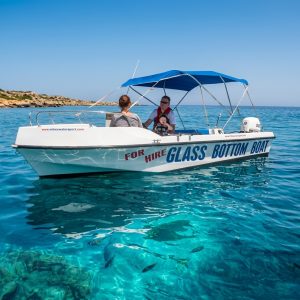 Glass Bottom 18ft Self-Drive Boat Rental