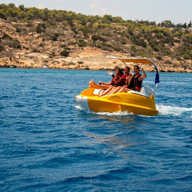 Rent The Oxoon in Protaras | Fun 3-Person Boat (No License)