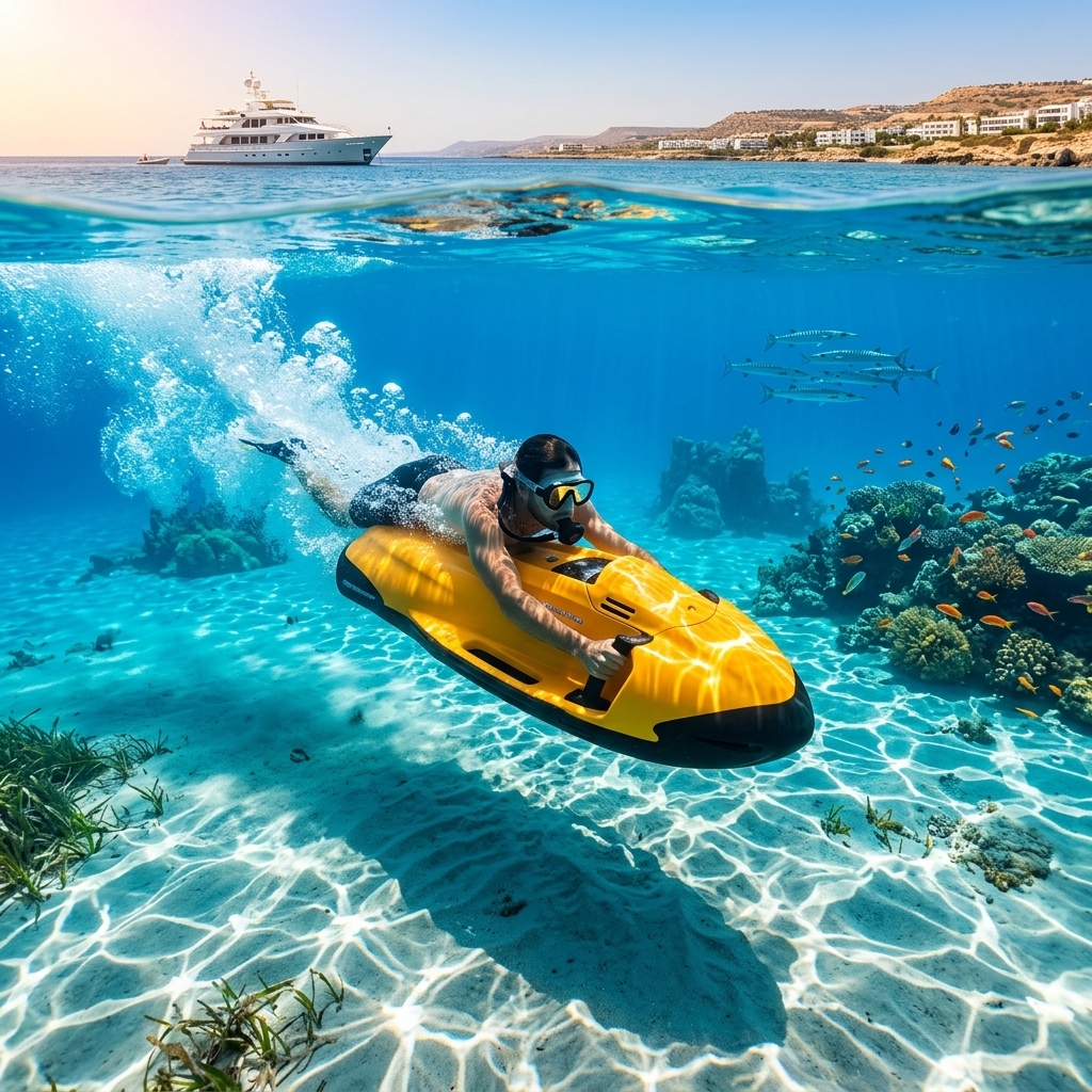 Rent a Seabob Protaras & Ayia Napa| High-Speed Underwater Scooter