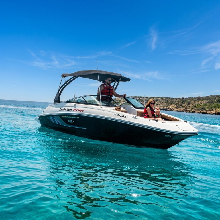 Rent the Black Sea Ray 22ft Sun Deck | 200HP VIP Protaras & Ayia Napa